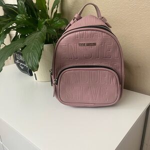Steve Madden Blush and Tan Backpack